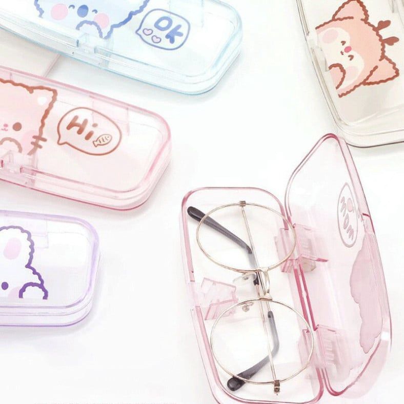  10 Hộp Đựng Kính Hoạt Hình Di Động Sáng Tạo [GIAO HÀNG 2-10 NGÀY | SỈ TỪ 2 TRIỆU | CÓ THỂ IN LOGO] 