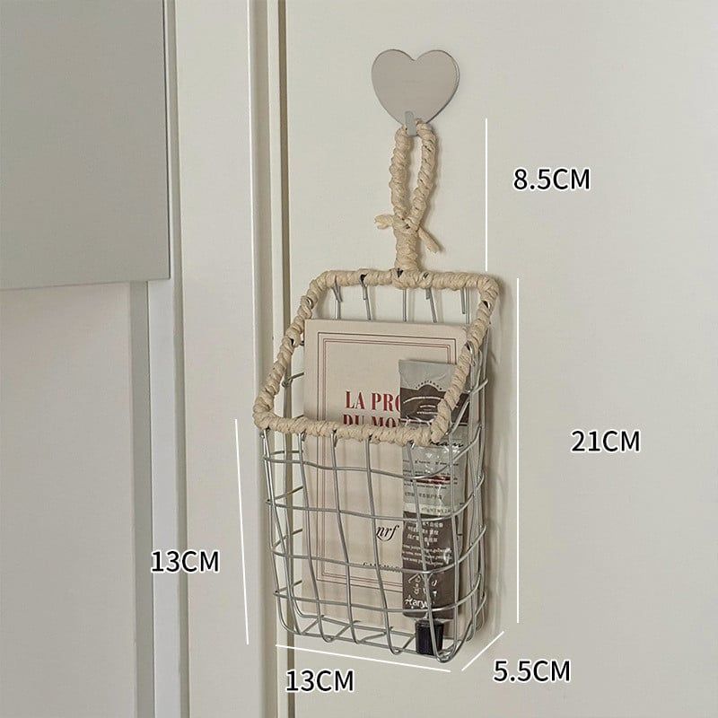  Giỏ Treo Tường Bằng Sắt Đan Đựng Đồ Nhà Bếp - Gia Dụng, Treo Đồ Tiện Lợi [GIAO HÀNG 2-10 NGÀY | SỈ TỪ 2 TRIỆU | CÓ THỂ IN LOGO] 