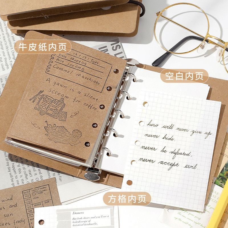  Sổ Tay Bìa Da Bò Phong Cách Vintage - Sổ Ghi Chép Có Khóa Kéo, Quà Tặng Học Sinh, Sinh Viên [GIAO HÀNG 2-10 NGÀY | SỈ TỪ 2 TRIỆU | CÓ THỂ IN LOGO] 
