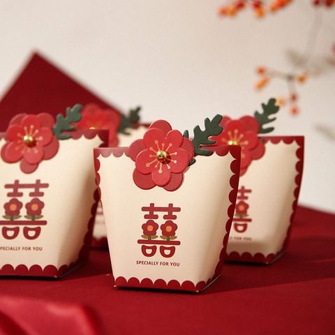  Hộp kẹo cưới sáng tạo mới - Hộp kẹo quà cưới, hộp trống bán buôn [GIAO HÀNG 2-10 NGÀY | SỈ TỪ 2 TRIỆU | CÓ THỂ IN LOGO] 