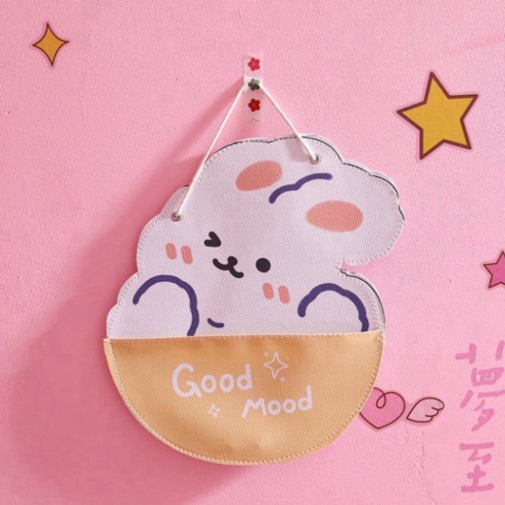  Giỏ treo tường Classy hình thỏ gấu – Giải pháp lưu trữ bút, gương, lược & phụ kiện PK1249 