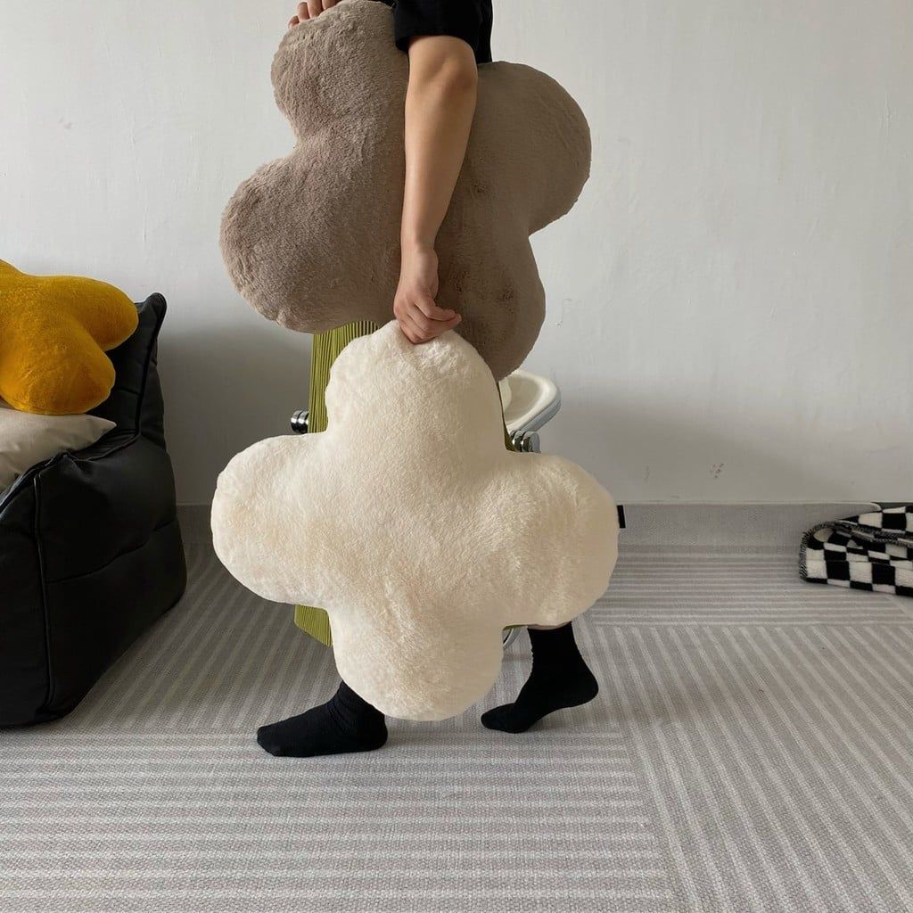  Gối Ôm Hình Hoa Phong Cách Bắc Âu - Gối Tựa Sofa Trang Trí Nội Thất Mềm Mại, Nhiều Màu Sắc [GIAO HÀNG 2-10 NGÀY | SỈ TỪ 2 TRIỆU | CÓ THỂ IN LOGO] 