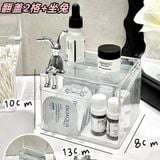  Hộp Đựng Tăm Bông, Bông Trang Điểm Bằng Acrylic Trong Suốt - Hộp Đựng Mặt Nạ, Mỹ Phẩm Để Bàn, Phong Cách Hiện Đại [GIAO HÀNG 2-10 NGÀY | SỈ TỪ 2 TRIỆU | CÓ THỂ IN LOGO] 