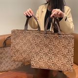  Túi xách vải không dệt dập nổi maple leaf đựng quần áo phụ nữ bao bì mua sắm 