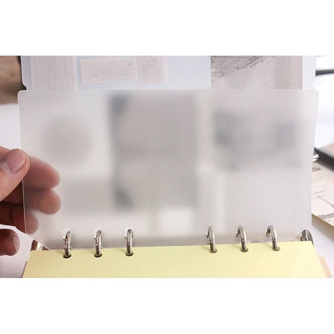  ``(ĐẶT TRƯỚC) Bộ 50 Tấm Ngăn Phân Chia Lá Rời Aaaba - Vách Ngăn PP Trong Suốt Mờ Dày Đặc Chất Lượng`` 