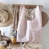  ```Túi Đựng Đồ Xách Tay Hình Hoa Trái Tim - Set 2 Túi Bảo Vệ Môi Trường``` 