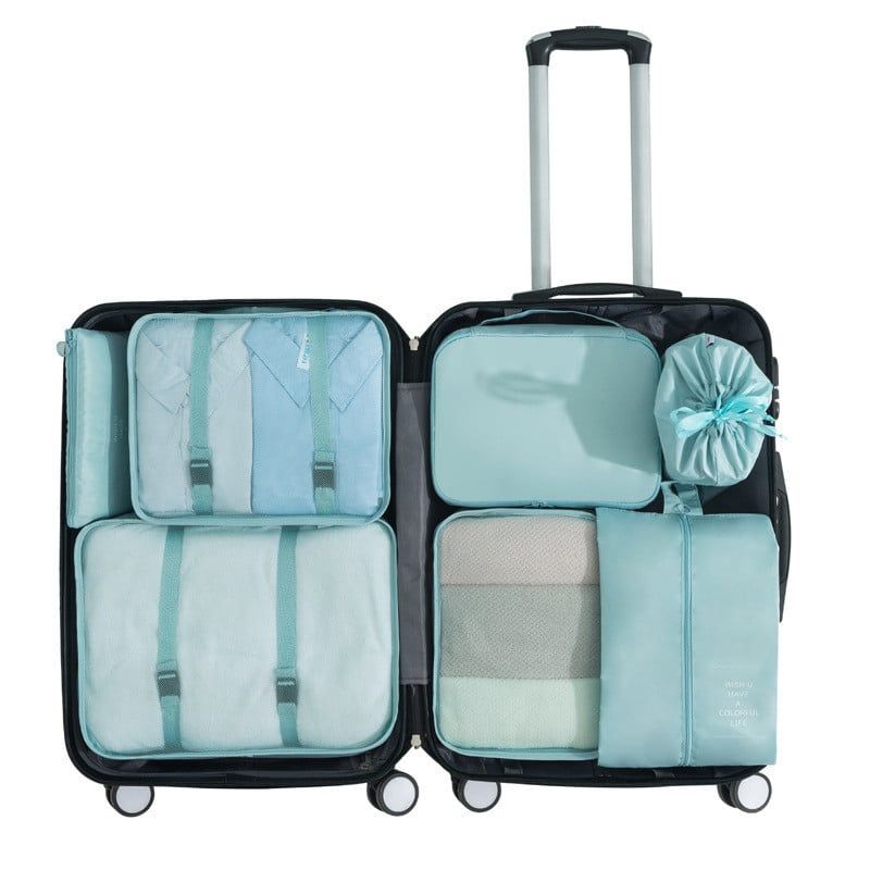  Bộ 6 Túi Đựng Đồ Du Lịch Sắp Xếp Bảo Quản Quần Áo Dung Tích Lớn [GIAO HÀNG 2-10 NGÀY | SỈ TỪ 2 TRIỆU | CÓ THỂ IN LOGO] 