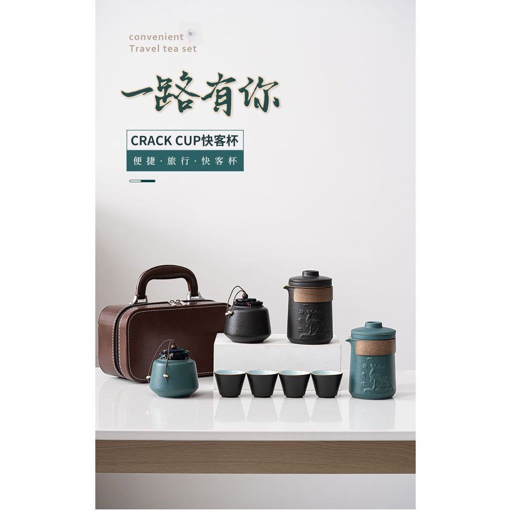  Bộ Trà Kung Fu Du Lịch Sang Trọng Một Bình Ba Cốc [GIAO HÀNG 2-10 NGÀY | SỈ TỪ 2 TRIỆU | CÓ THỂ IN LOGO] 