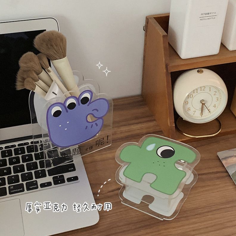  ```Hộp Bút Acrylic Đáng Yêu Sáng Tạo - Phụ Kiện Văn Phòng Để Bàn``` 