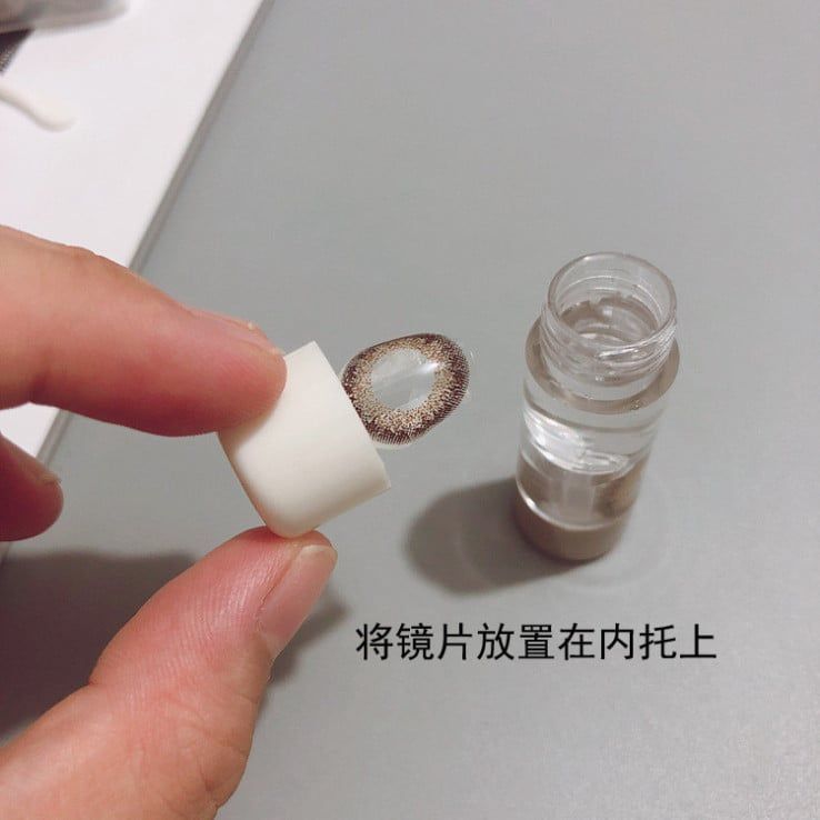  (HÀNG ĐẶT TRƯỚC) 10 Hộp Đựng Kính Áp Tròng RGP Hai Đầu Tùy Màu Có Gương [GIAO HÀNG 2-10 NGÀY | SỈ TỪ 2 TRIỆU | CÓ THỂ IN LOGO] 