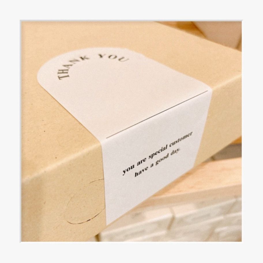  Nhãn dán Vintage Classy 50 chiếc, Kích thước 6x13cm, Giấy C bóng - Trang trí & Niêm phong Q1705 