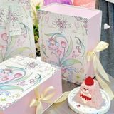  Hộp quà ruy băng hoa tulip cao cấp hộp quà tặng lễ tình nhân 