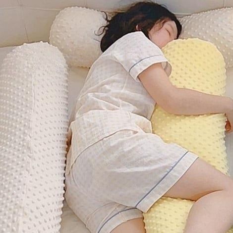  Gối Ôm hình tròn trụ Nhung Gối Dài Kẹp Chân Ngủ Bên phòng nghỉ Cho Bé Gái, đồ vật Ngủ Cho Bé Trai, rất có thể Tháo Rời 