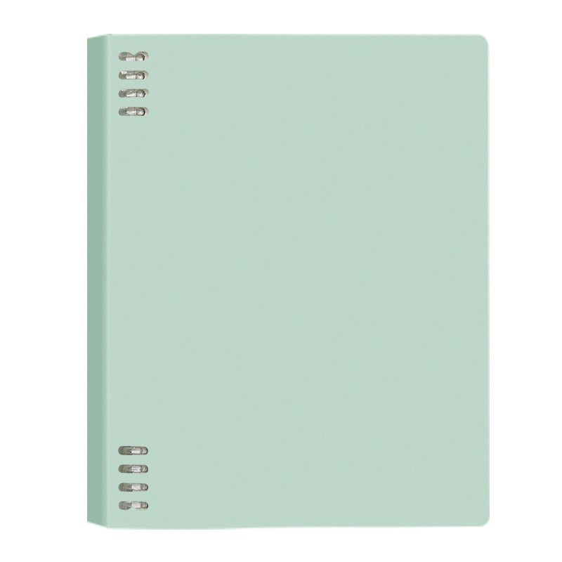  Sổ Tay Bìa PP Màu Xanh Lá Rời Khổ B - Lá Rời Gradient Cao Cấp, Vòng Khóa Có Thể Tháo, Máy Tính Xách Tay Đa Năng [GIAO HÀNG 2-10 NGÀY | SỈ TỪ 2 TRIỆU | CÓ THỂ IN LOGO] 