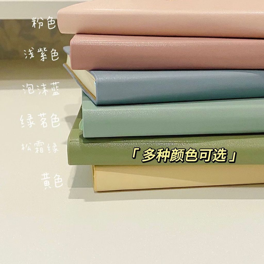  Sổ Tay Bìa Da Nhiều Màu Pastel - Sổ Ghi Chép Dày, Trang Lưới Vuông Phong Cách Retro Cho Học Sinh, Sinh Viên [GIAO HÀNG 2-10 NGÀY | SỈ TỪ 2 TRIỆU | CÓ THỂ IN LOGO] 