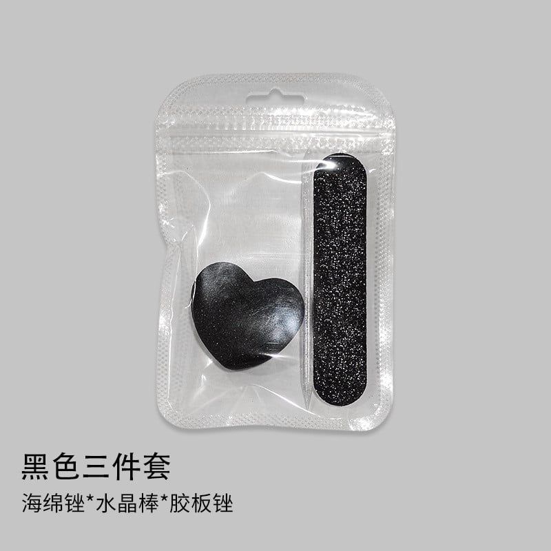  Bộ Dụng Cụ Làm Móng 3 Món Bút Kim Cương Pha Lê + Dũa + Hạt Mài Hình Trái Tim - Chăm Sóc Móng Tay Chuyên Nghiệp [GIAO HÀNG 2-10 NGÀY | SỈ TỪ 2 TRIỆU | CÓ THỂ IN LOGO] 