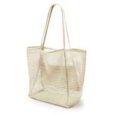  Túi Lưới Nylon Gấp Gọn Đi Biển - Túi Xách Tay, Túi Đeo Chéo Mùa Hè Dành Cho Nữ, Phụ Kiện Du Lịch Ngoài Trời [GIAO HÀNG 2-10 NGÀY | SỈ TỪ 2 TRIỆU | CÓ THỂ IN LOGO] 