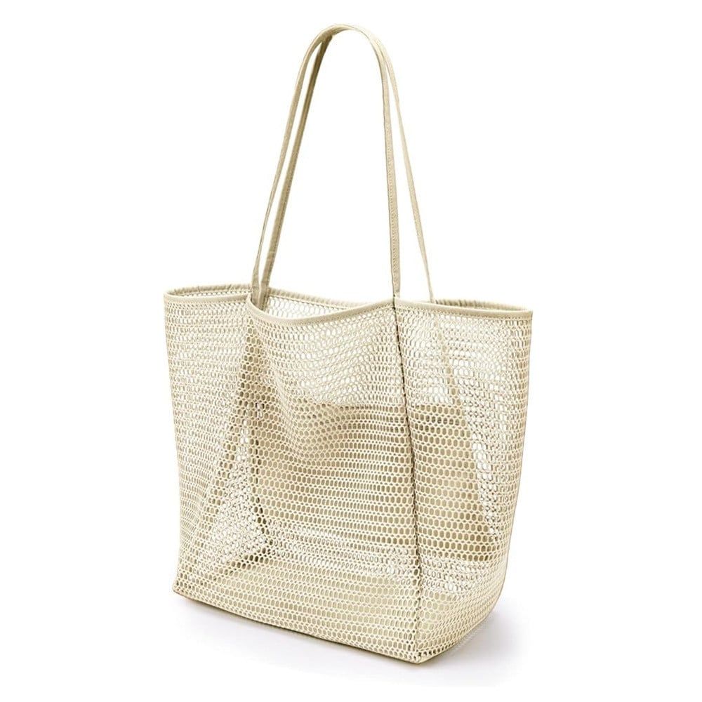  Túi Lưới Nylon Gấp Gọn Đi Biển - Túi Xách Tay, Túi Đeo Chéo Mùa Hè Dành Cho Nữ, Phụ Kiện Du Lịch Ngoài Trời [GIAO HÀNG 2-10 NGÀY | SỈ TỪ 2 TRIỆU | CÓ THỂ IN LOGO] 