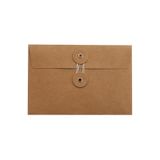  (HÀNG ĐẶT TRƯỚC) 50 Túi Phong Bì Giấy Kraft Dày Cuộn Dây Retro Đựng Hóa Đơn, Hồ Sơ [GIAO HÀNG 2-10 NGÀY | SỈ TỪ 2 TRIỆU | CÓ THỂ IN LOGO] 