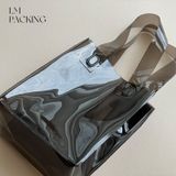  Túi đựng quà tặng pvc dày đựng đồ trang sức thạch túi xách tay in logo 