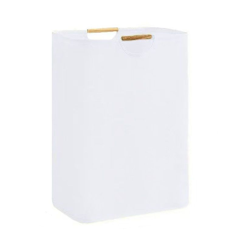  Giỏ Đựng Quần Áo Bẩn Bằng Cotton Phủ PE Nhiều Màu - Rổ Đồ Giặt Dung Tích Lớn, Có Quai Xách Gỗ, Đựng Đồ Chơi, Phòng Ngủ [GIAO HÀNG 2-10 NGÀY | SỈ TỪ 2 TRIỆU | CÓ THỂ IN LOGO] 