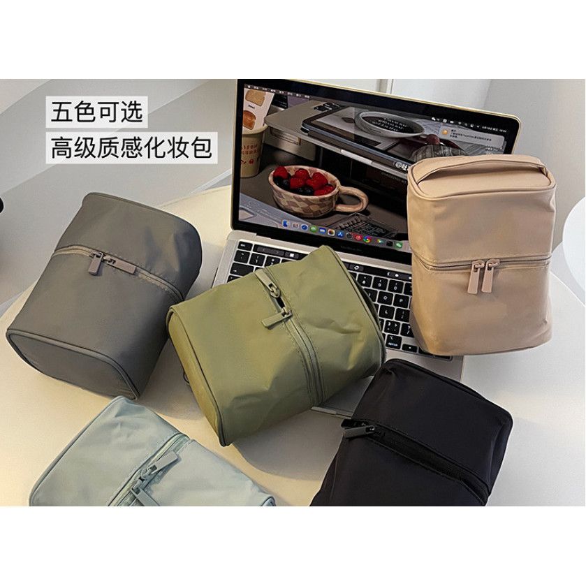  Túi Đựng Mỹ Phẩm Dạng Đứng Nhỏ Gọn Cho Nữ Đựng Nước Hoa Hồng, Sữa Dưỡng, Tinh Chất [GIAO HÀNG 2-10 NGÀY | SỈ TỪ 2 TRIỆU | CÓ THỂ IN LOGO] 