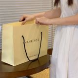  Túi giấy thankyou túi mua sắm cao cấp cửa hàng quần áo trẻ em đựng quà tặng 
