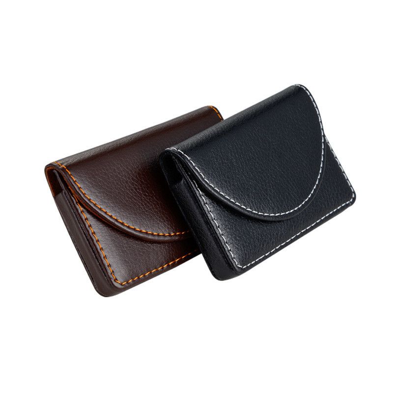  Hộp Đựng Danh Thiếp Da PU Màu Đen, Nâu, Đỏ - Hộp Đựng Card Visit Thời Trang Cho Nam Nữ, Quà Tặng Doanh Nghiệp [GIAO HÀNG 2-10 NGÀY | SỈ TỪ 2 TRIỆU | CÓ THỂ IN LOGO] 
