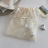  Túi Lưới Rút Dây Thêu Hoa Cúc - Túi Đựng Mỹ Phẩm, Sản Phẩm Chăm Sóc Da, Đồ Lặt Vật Khi Du Lịch [GIAO HÀNG 2-10 NGÀY | SỈ TỪ 2 TRIỆU | CÓ THỂ IN LOGO] 