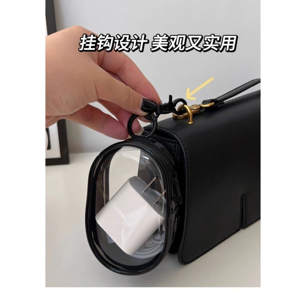  Bộ 10 Dây Cáp Sạc & Lưu Trữ Trong Suốt kèm Hộp Đựng Tai Nghe Di Động (Hàng Đặt Trước) 