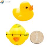  Bộ Vịt Thả Bồn Tắm Bằng Nhựa PPE An Toàn - 1 Mẹ + 3 Con, Có Tiếng Kêu, Đồ Chơi Cho Bé [GIAO HÀNG 2-10 NGÀY | SỈ TỪ 2 TRIỆU | CÓ THỂ IN LOGO] 