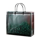 (HÀNG ĐẶT TRƯỚC) 10 Túi Tote Viền Trong Suốt Bằng Nhựa Dày Đựng Quà Tặng, Quần Áo [GIAO HÀNG 2-10 NGÀY | SỈ TỪ 2 TRIỆU | CÓ THỂ IN LOGO] 
