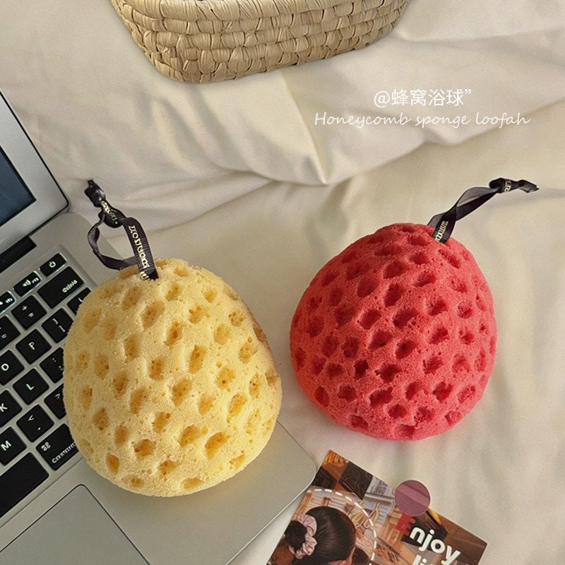  Bông Tắm Hình Phô Mai Que Cao Cấp - Bọt Biển Tắm Tạo Bọt Dày, Không Phân Tán, Dụng Cụ Tắm Cho Nữ [GIAO HÀNG 2-10 NGÀY | SỈ TỪ 2 TRIỆU | CÓ THỂ IN LOGO] 