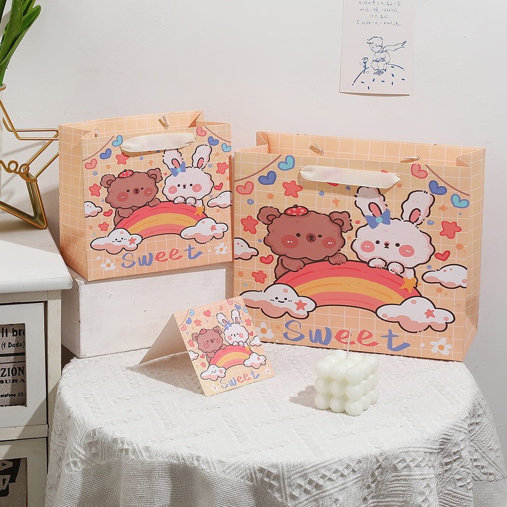  Túi quà hoạt hình dễ thương giá sỉ dùng cho sinh nhật sự kiện 