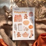  Bộ 10 sticker Classy A5 (3-5cm) trang trí laptop, điện thoại, sổ và bình nước - PK1727 