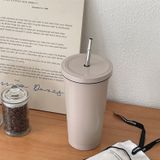  Cốc Giữ Nhiệt Inox Dung Tích Lớn, Thiết Kế Trái Tim Dành Cho Học Sinh - (Đặt Trước) 