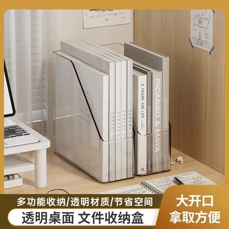  Giá Đựng Tài Liệu Acrylic Trong Suốt - Kệ Để Sách Để Bàn, Giá Đỡ Sách Cố Định, Văn Phòng Phẩm Cao Cấp [GIAO HÀNG 2-10 NGÀY | SỈ TỪ 2 TRIỆU | CÓ THỂ IN LOGO] 