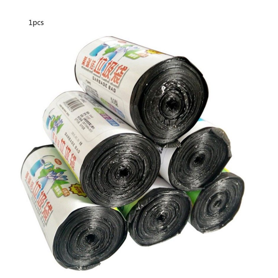 Cuộn Túi Rác Màu Đen DEY 40x47cm Chịu Lực Tốt Không Rách [GIAO HÀNG 2-10 NGÀY | SỈ TỪ 2 TRIỆU | CÓ THỂ IN LOGO] 