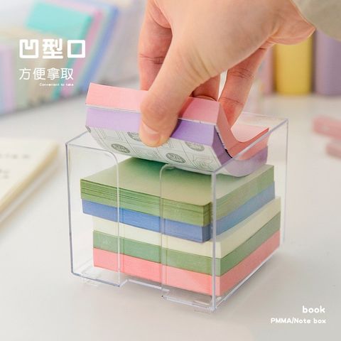  Hộp Đựng Giấy Ghi Chú Để Bàn Trong Suốt Bằng Nhựa - Kệ Đựng Post-it, Văn Phòng Phẩm Đơn Giản [GIAO HÀNG 2-10 NGÀY | SỈ TỪ 2 TRIỆU | CÓ THỂ IN LOGO] 