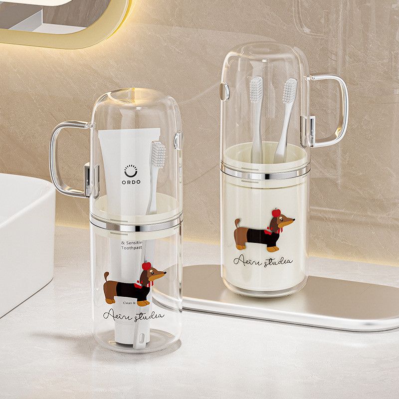  Bộ Cốc Súc Miệng Du Lịch 3 Trong 1 Bằng Nhựa - Hộp Đựng Bàn Chải Đánh Răng + Cốc Cầm Tay Phong Cách Sang Trọng [GIAO HÀNG 2-10 NGÀY | SỈ TỪ 2 TRIỆU | CÓ THỂ IN LOGO] 