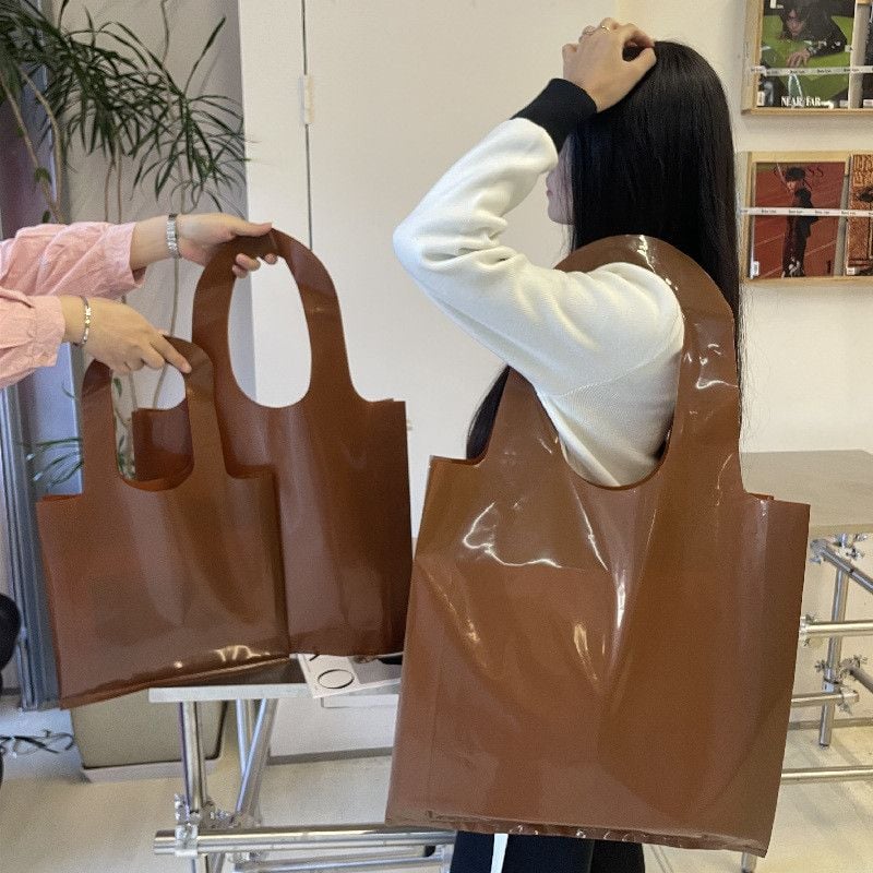  Túi nhựa dày đựng quần áo nữ cao cấp in logo túi mua sắm cửa hàng 