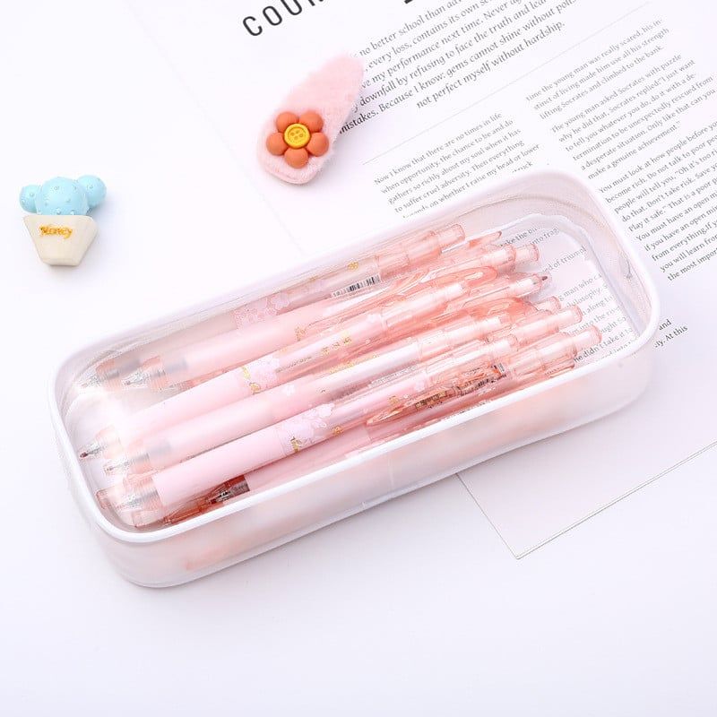  (HÀNG ĐẶT TRƯỚC) Set 10 Hộp Đựng Văn Phòng Phẩm Trong Suốt Dung Tích Lớn Hộp Bút Chì [GIAO HÀNG 2-10 NGÀY | SỈ TỪ 2 TRIỆU | CÓ THỂ IN LOGO] 