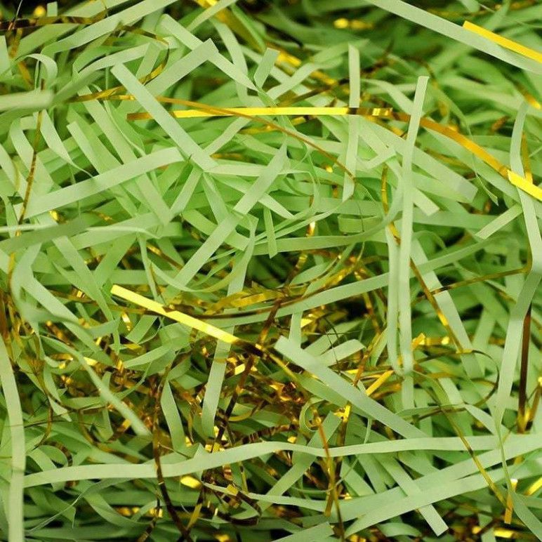  Giấy Rơm Nhũ Lấp Lánh (1KG) – MIX 500GR Để Trang Trí Hộp Quà Tặng Tỏa Sáng! 