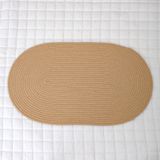  Thảm Lót Sàn Sợi Bông Hình Ellipse Nhiều Màu - Thảm Hút Nước Chống Trượt Đặt Trước Cửa Phòng Ngủ, Phòng Tắm, Nhà Bếp [GIAO HÀNG 2-10 NGÀY | SỈ TỪ 2 TRIỆU | CÓ THỂ IN LOGO] 