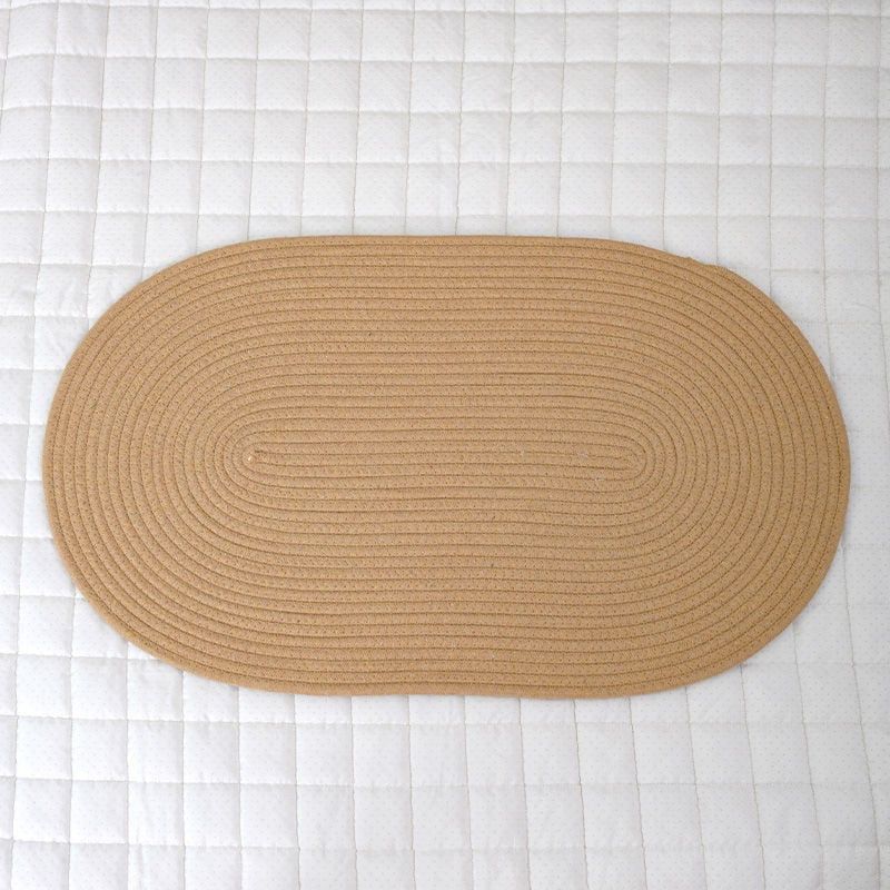  Thảm Lót Sàn Sợi Bông Hình Ellipse Nhiều Màu - Thảm Hút Nước Chống Trượt Đặt Trước Cửa Phòng Ngủ, Phòng Tắm, Nhà Bếp [GIAO HÀNG 2-10 NGÀY | SỈ TỪ 2 TRIỆU | CÓ THỂ IN LOGO] 