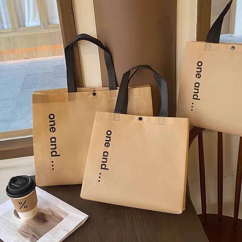  Túi vải không dệt đựng quần áo, túi packaging shop thời trang 