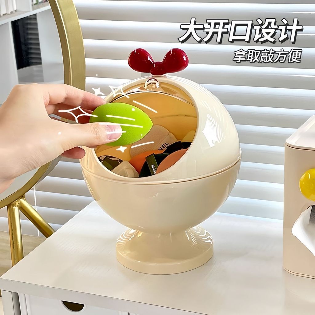  Hộp Đựng Bông Phấn Nắp Lật Dung Tích Lớn - Chống Bụi, Đựng Mỹ Phẩm, Bàn Trang Điểm, Đệm Khí [GIAO HÀNG 2-10 NGÀY | SỈ TỪ 2 TRIỆU | CÓ THỂ IN LOGO] 