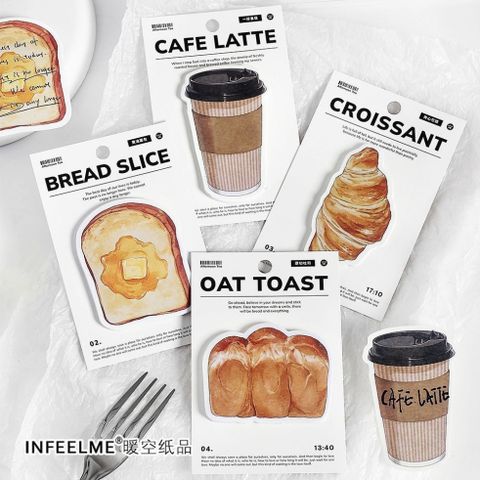  10 cuốn sổ tay DIY phong cách retro - Bánh mì, cà phê và ghi chú sáng tạo (Đặt trước) [GIAO HÀNG 2-10 NGÀY | SỈ TỪ 2 TRIỆU | CÓ THỂ IN LOGO] 