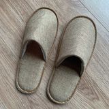  Dép Lê Khách Sạn 5 Sao Bằng Vải Cotton Lanh Dày Dặn Chống Trượt - Dép Đi Trong Nhà Dùng Một Lần, Cao Cấp, In Logo [GIAO HÀNG 2-10 NGÀY | SỈ TỪ 2 TRIỆU | CÓ THỂ IN LOGO] 