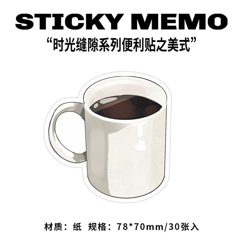 Giấy Dán Ghi Chú Phong Cách Mỹ Cổ Điển Dòng Thời Quang Hẹp Hòi [GIAO HÀNG 2-10 NGÀY | SỈ TỪ 2 TRIỆU | CÓ THỂ IN LOGO] 